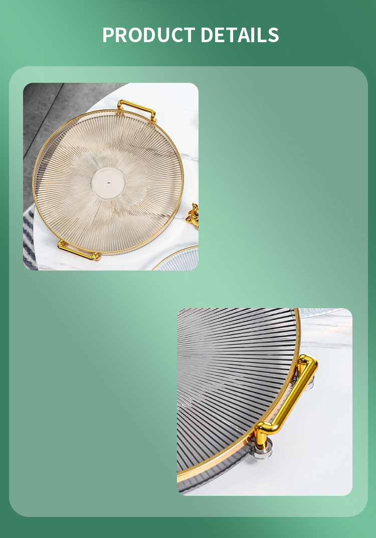 Round Binaural Plastic Tray