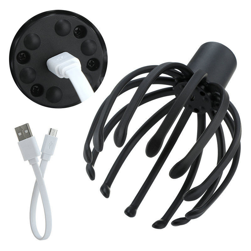 Back view showing USB-C charging port and included white cable