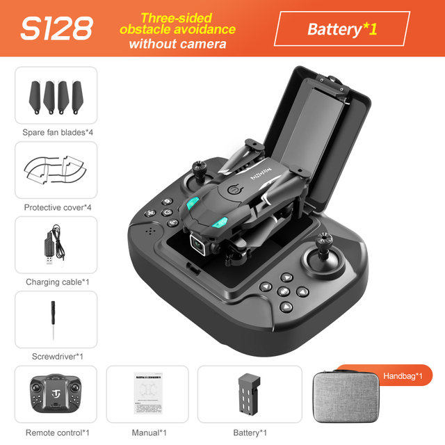 S128 Three-Sided Obstacle Avoidance Drone 4K Dual Camera HD Aerial Photography Q - Picture 10 of 12