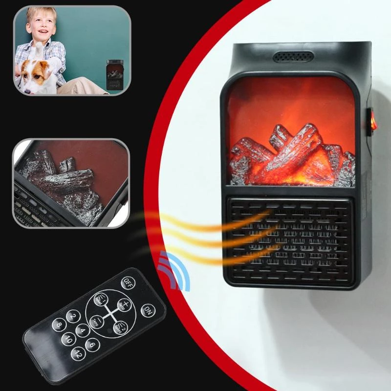 Flame Heater Household Portable Mini Heater Imitating Fire Speed Heat  Multi-Function Heater -EPROLO