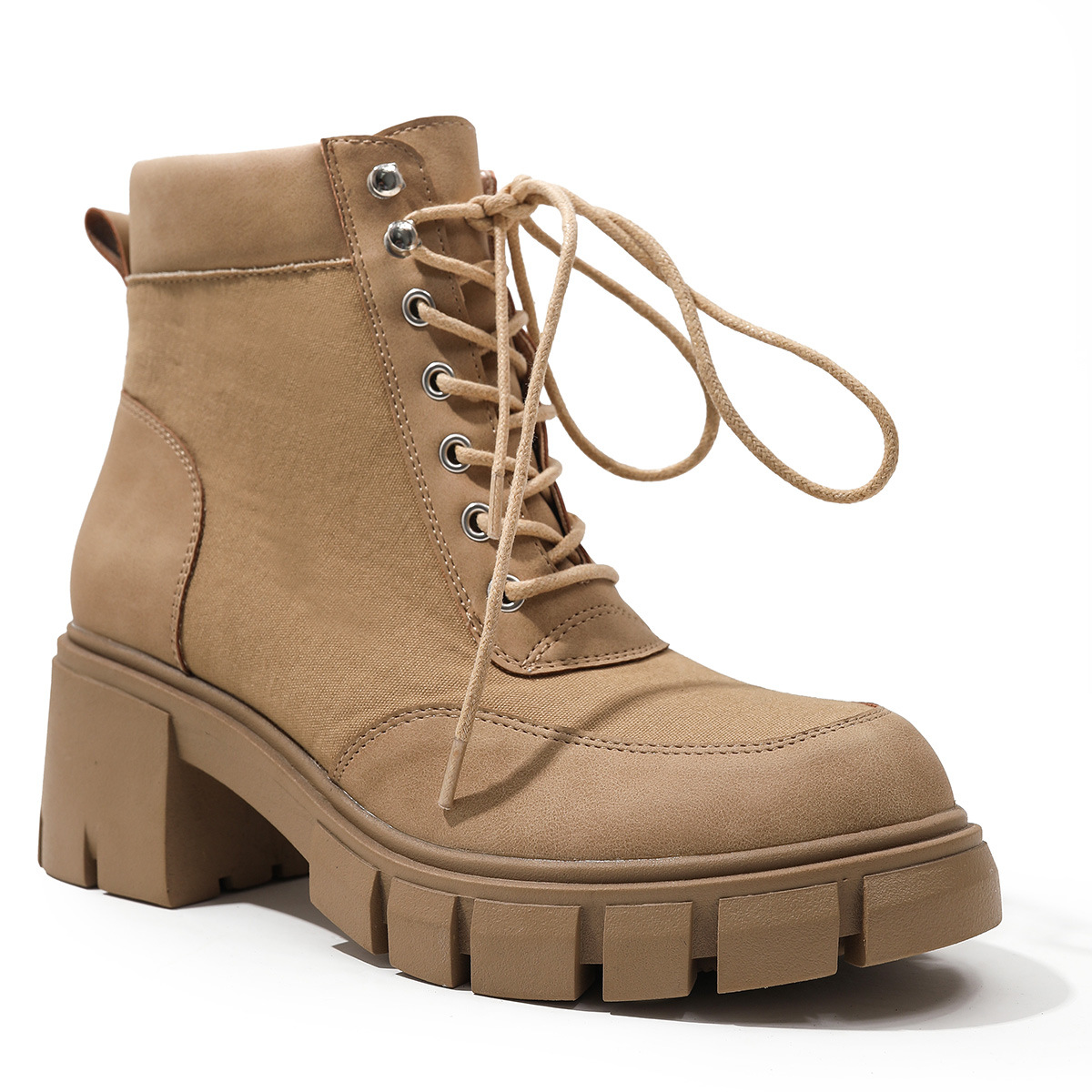 Thick Soled Strap Thick Soled Short Boots Women's Round Head Women's Shoes British Style Martin Boots image 3