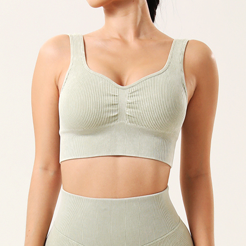 Frosted Yoga Suit Six Piece Back Strap Bra Sexy Long Sleeved Short Sleeved Hip Lifting Waist Closing Shorts Pants 12