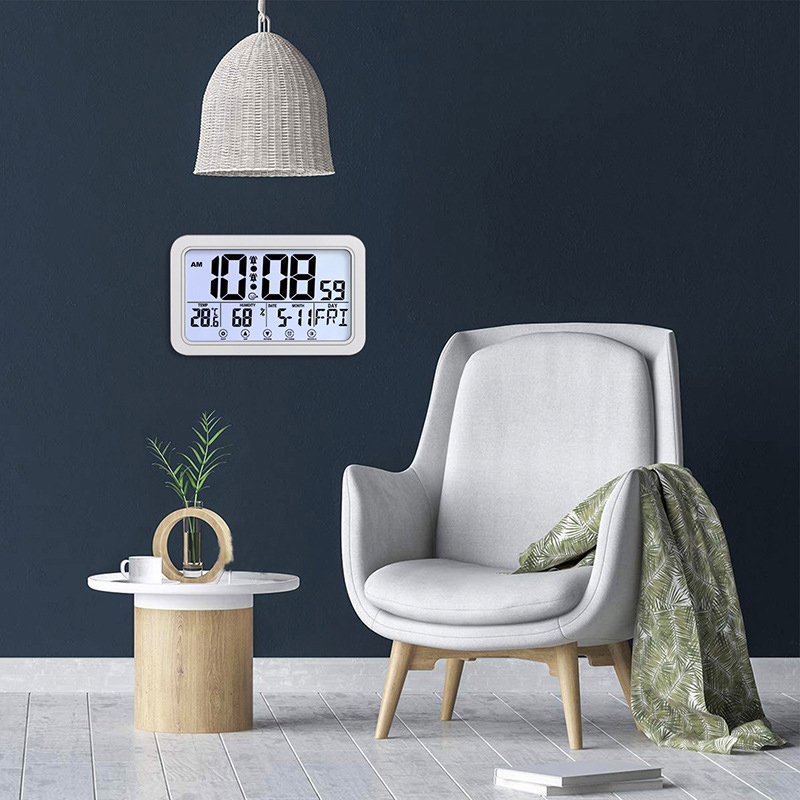 modern digital wall clock