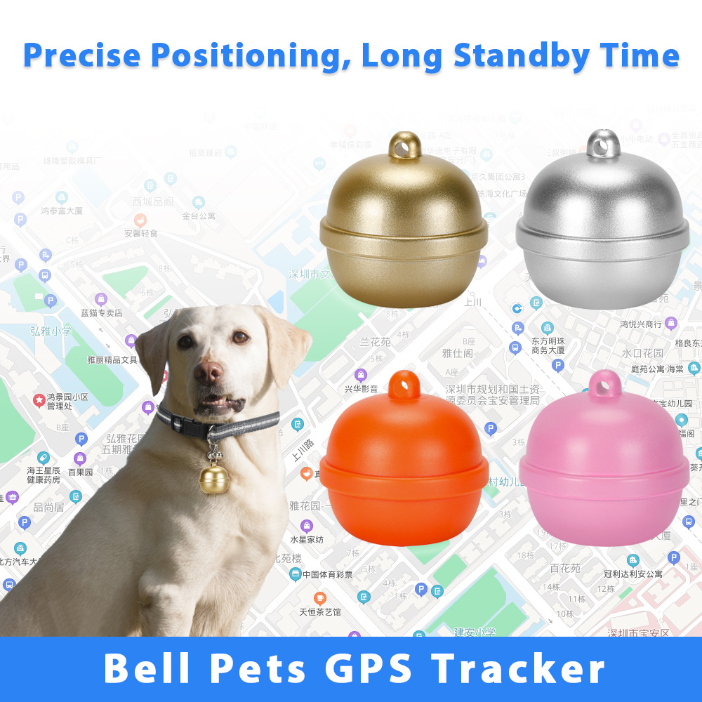 Old People Children Cats And Dogs Lost Waterproof Tracker Pet Locator Pet Collar Bell Anti-Loss