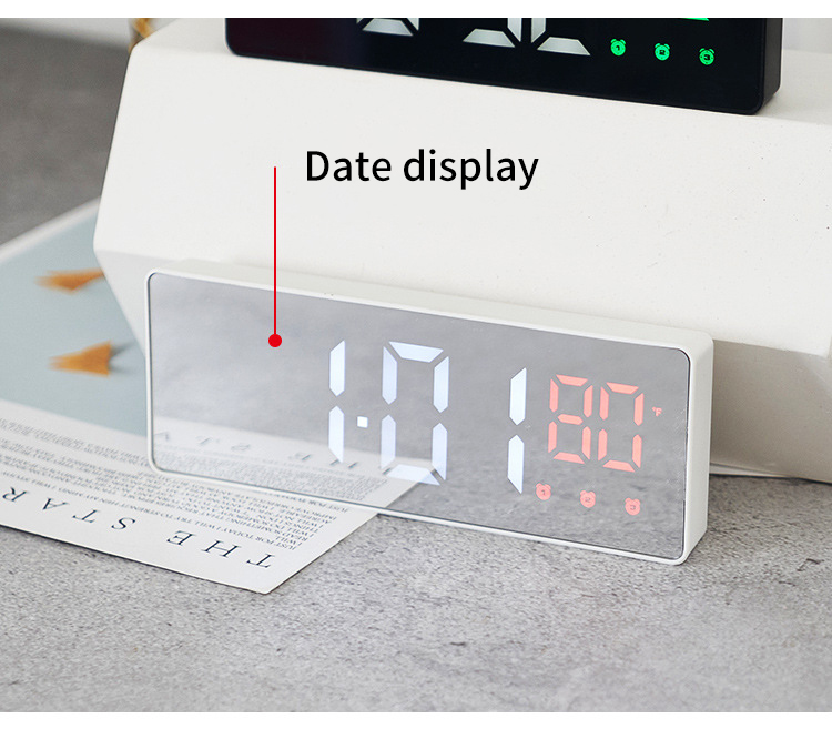 Date display small led clock