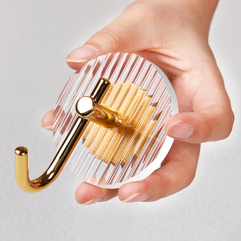 Light Luxury No-Punch Hooks Kitchen Rag Scissors Storage Sticky Hooks Bathroom Behind The Door Coat Hanging Hooks