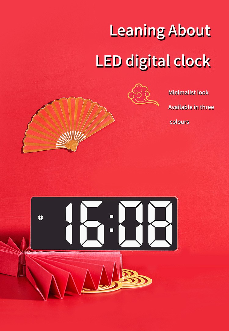 Red Color Led digital clock