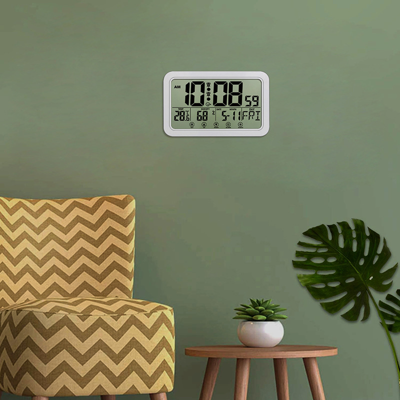 modern digital wall clock