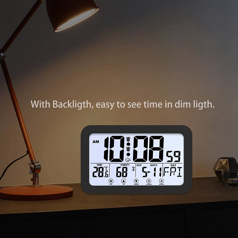 Backlight  digital wall clock