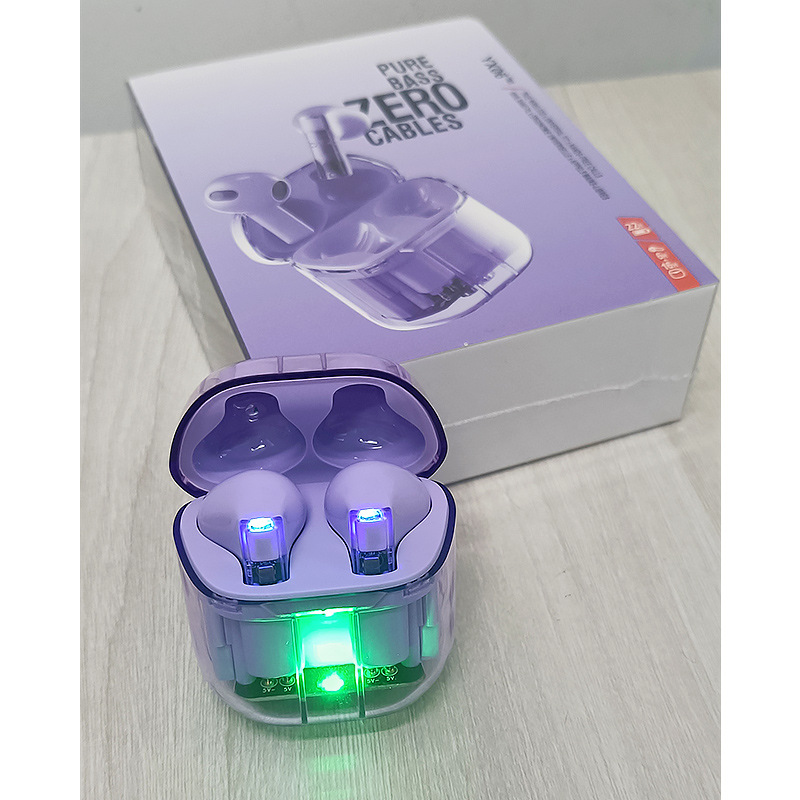 YX06 Transparent TWS Bluetooth Headset - Low Delay, Waterproof, 5H Playtime, 5 C - Bild 16 von 16