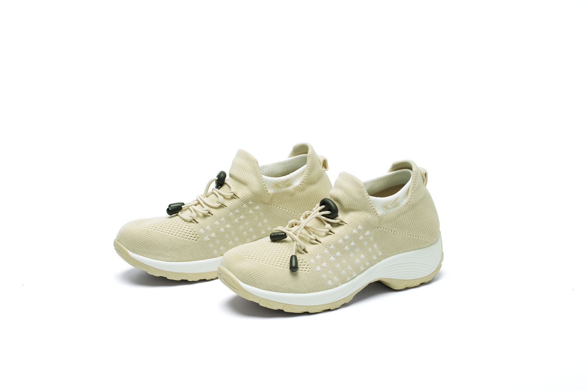 High Elastic Fly Woven Breathable Shoes Light Socks Women's Sports Shoes image 7