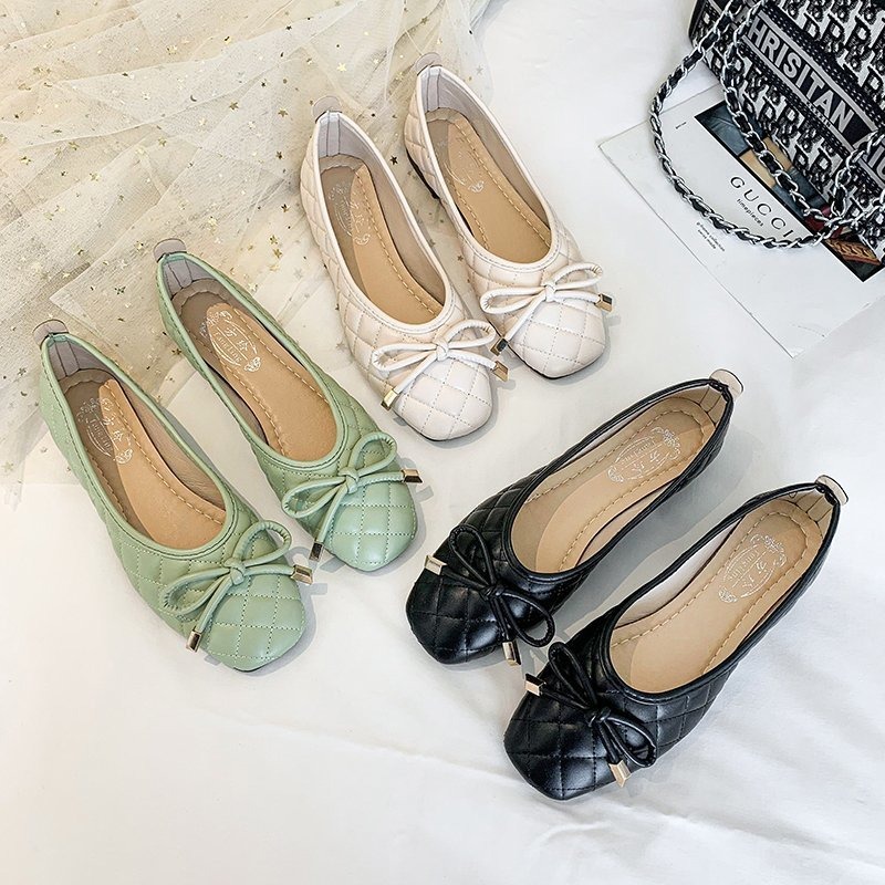 Women's Summer Style Single Shoes Korean Flat Bottom Shallow Mouth Fairy Casual Single Shoes image 3