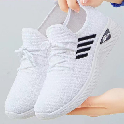 Autumn Women's Shoes Single Shoes Casual Sports Travel Shoes Non slip Old Beijing Mesh Running Shoes image 4