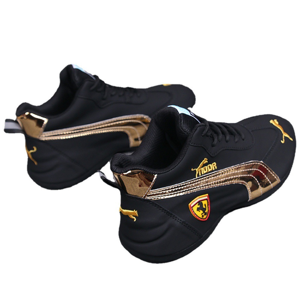 Style Men's And Women's Same Style Lovers' Shoes Casual Breathable Soft Soled Leather High Rise Shoes image 12