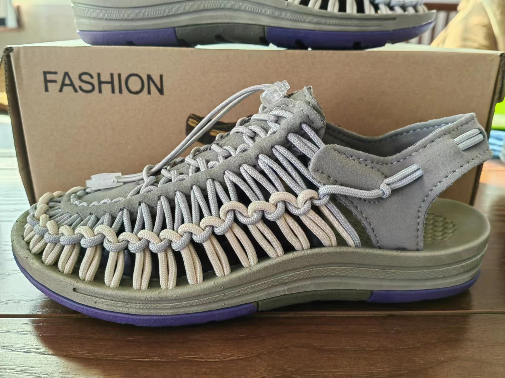 Style Woven Sandals Men's Sandals Casual Beach Shoes Roman Sandals River Tracing Shoes Outdoor Hiking Shoes image 6