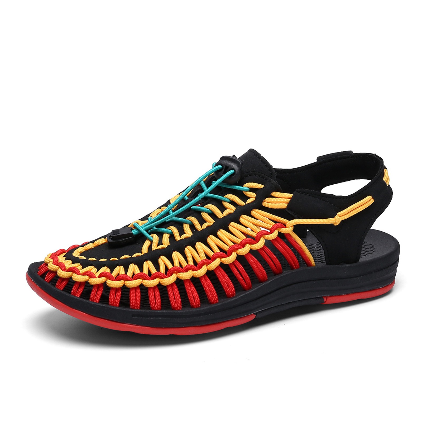 Style Woven Sandals Men's Sandals Casual Beach Shoes Roman Sandals River Tracing Shoes Outdoor Hiking Shoes image 7