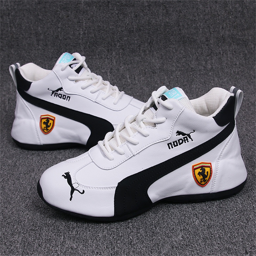 Style Men's And Women's Same Style Lovers' Shoes Casual Breathable Soft Soled Leather High Rise Shoes image 9