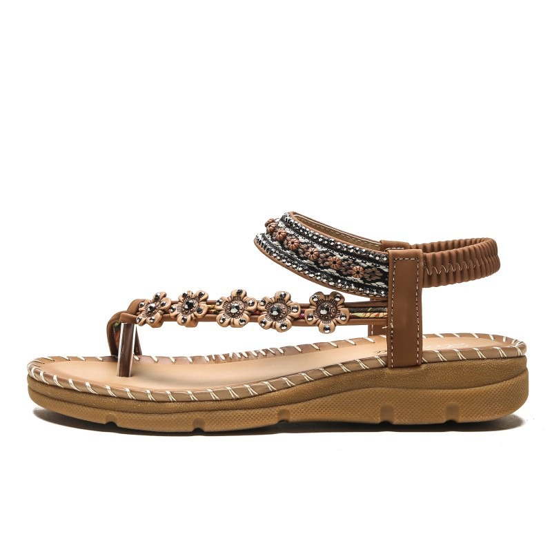 Bohemian National Style Thick Soled Sandals Are Comfortable For Women