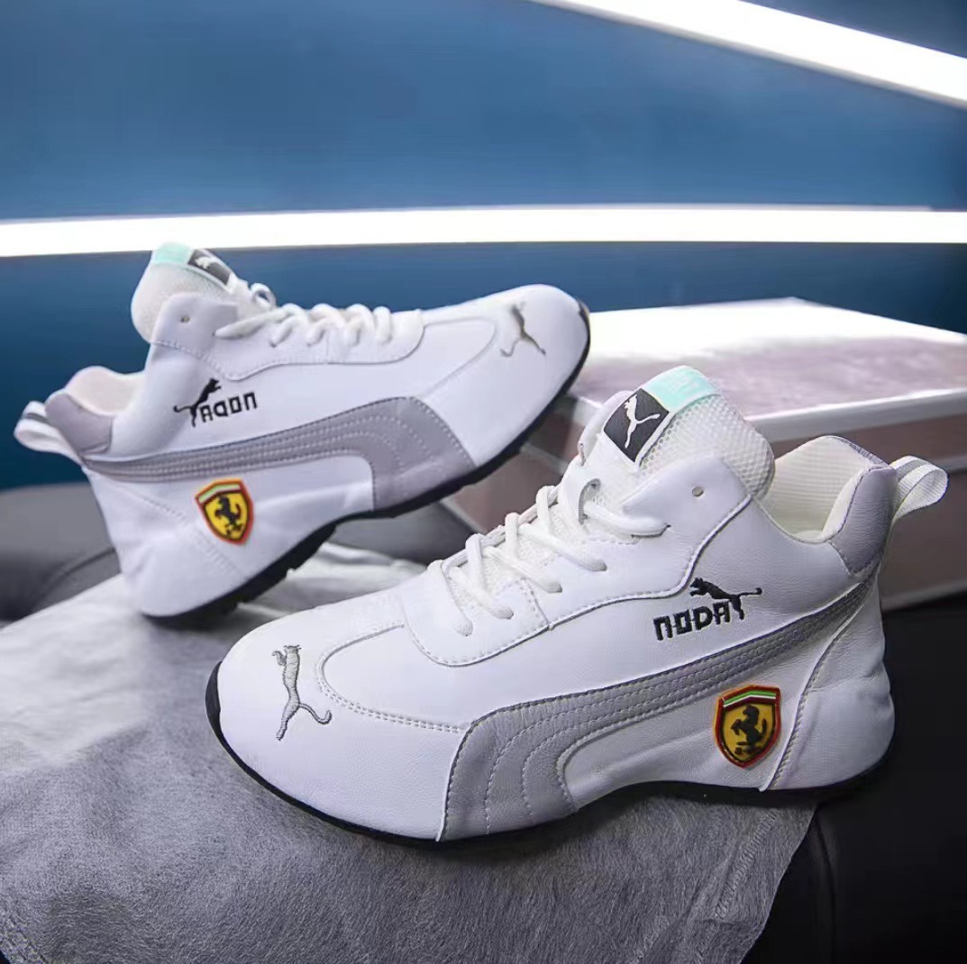 Style Men's And Women's Same Style Lovers' Shoes Casual Breathable Soft Soled Leather High Rise Shoes image 5