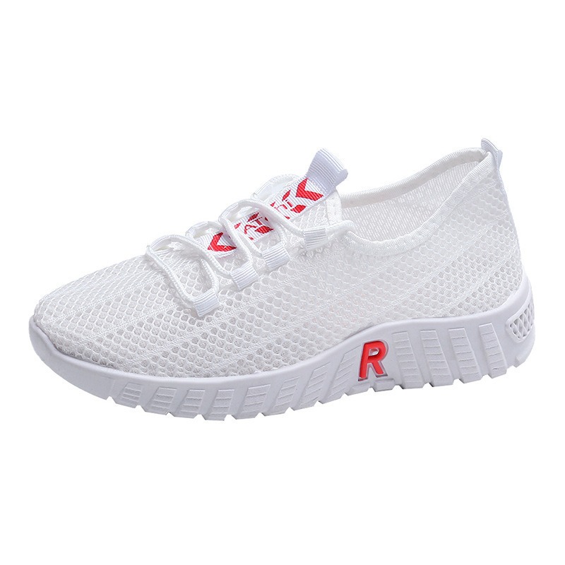 Autumn Women's Shoes Single Shoes Casual Sports Travel Shoes Non slip Old Beijing Mesh Running Shoes image 5