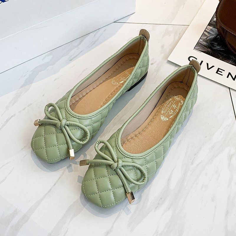 Women's Summer Style Single Shoes Korean Flat Bottom Shallow Mouth Fairy Casual Single Shoes image 6
