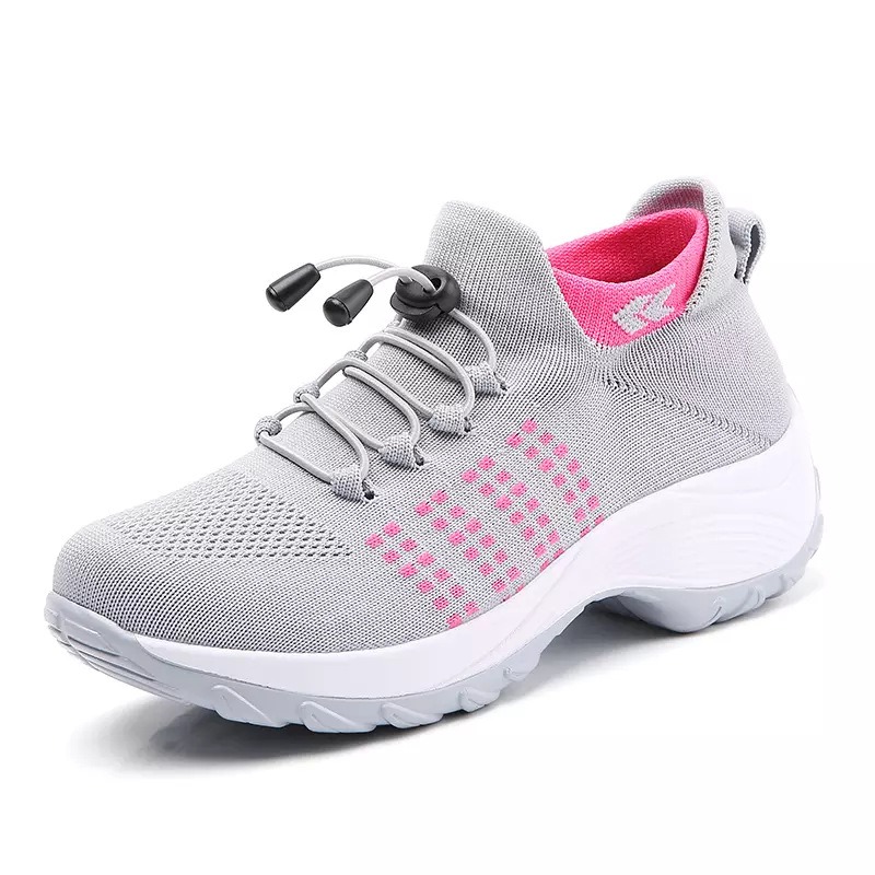 High Elastic Fly Woven Breathable Shoes Light Socks Women's Sports Shoes image 3