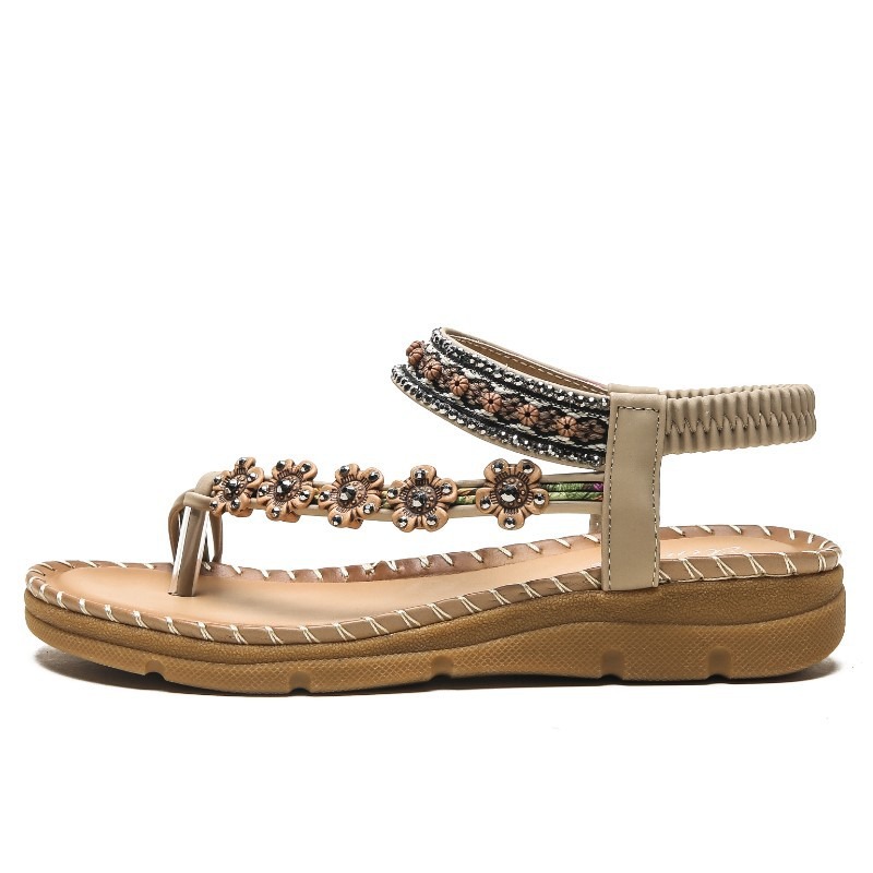 Bohemian National Style Thick Soled Sandals Are Comfortable For Women