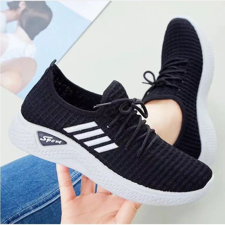 Autumn Women's Shoes Single Shoes Casual Sports Travel Shoes Non slip Old Beijing Mesh Running Shoes image 14