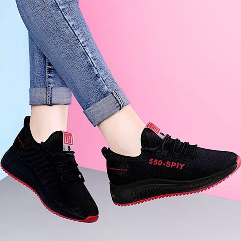Autumn Women's Shoes Single Shoes Casual Sports Travel Shoes Non slip Old Beijing Mesh Running Shoes image 11