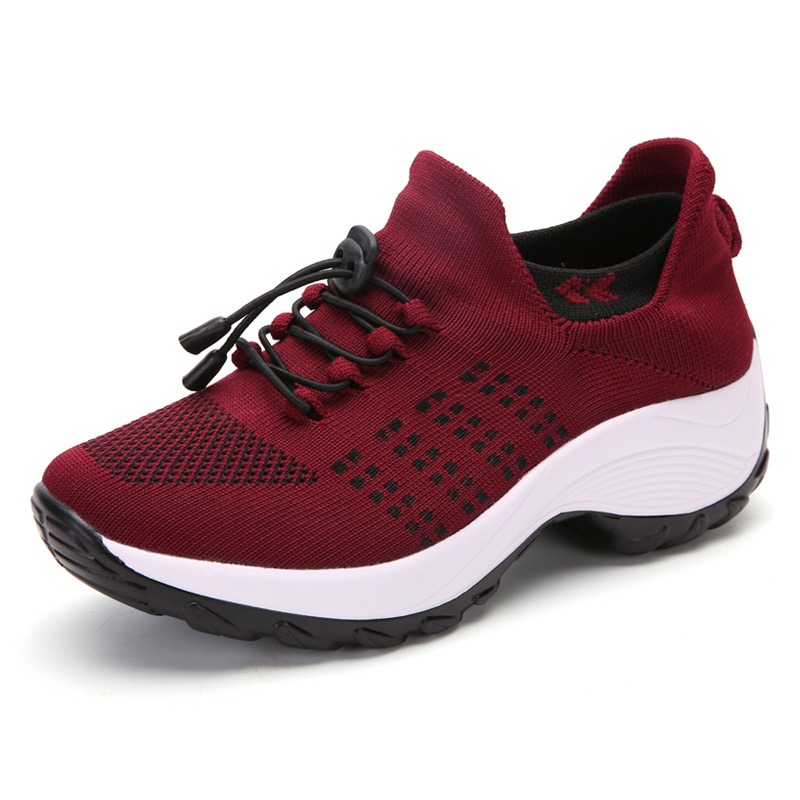 High Elastic Fly Woven Breathable Shoes Light Socks Women's Sports Shoes image 6