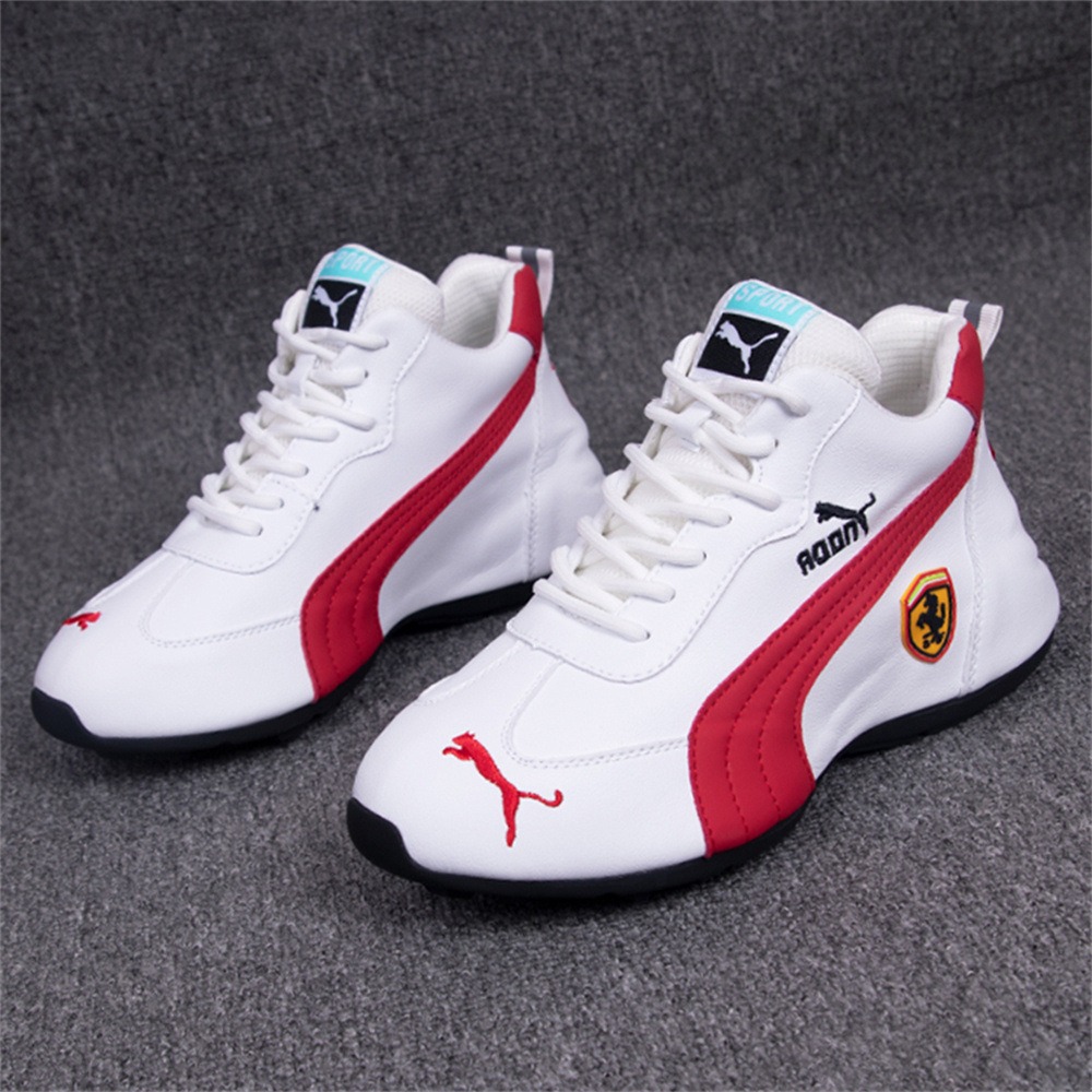 Style Men's And Women's Same Style Lovers' Shoes Casual Breathable Soft Soled Leather High Rise Shoes image 10