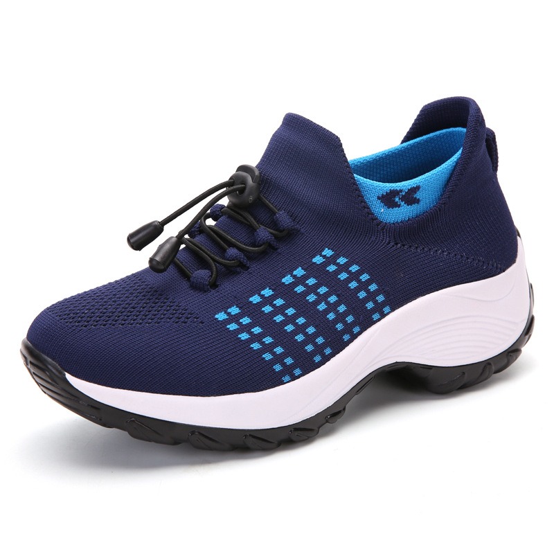 High Elastic Fly Woven Breathable Shoes Light Socks Women's Sports Shoes image 12