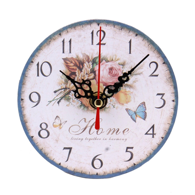 Butterfly retro wall clocks