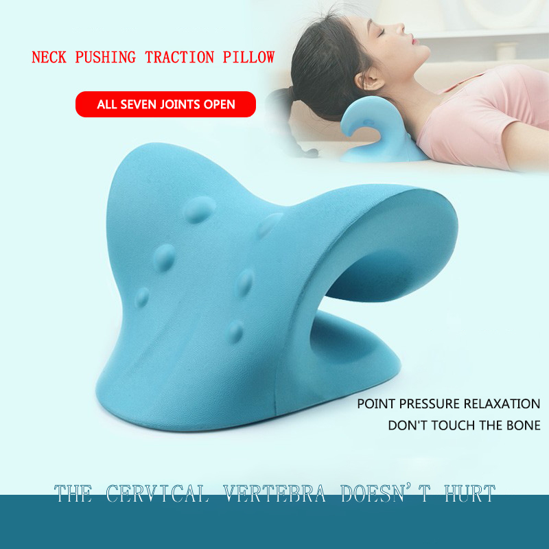 C-Type Cervical Spine Massage Pillow Cervical Spine Orthosis Traction Massage  Pillow Sleep Shoulder And Neck Massage Pillow -EPROLO