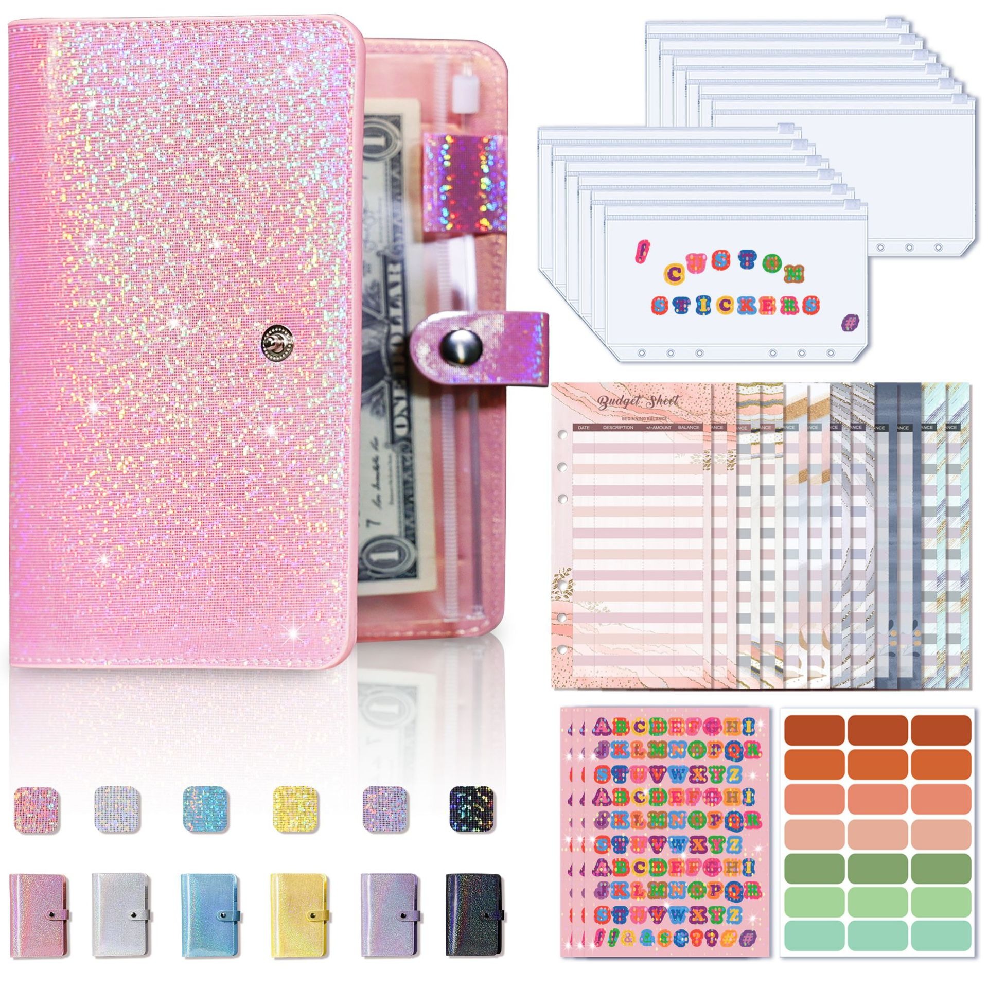 Full of Stars A6 Loose-Leaf Bookkeeping Notebook Creative Cash Budget Financial Planning Manual