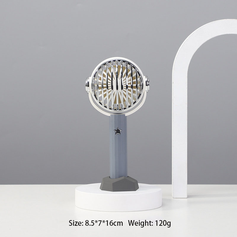 Birthday Gift USB Handheld Electric Fan Desktop Ornaments Home Living Room Ornaments Gift