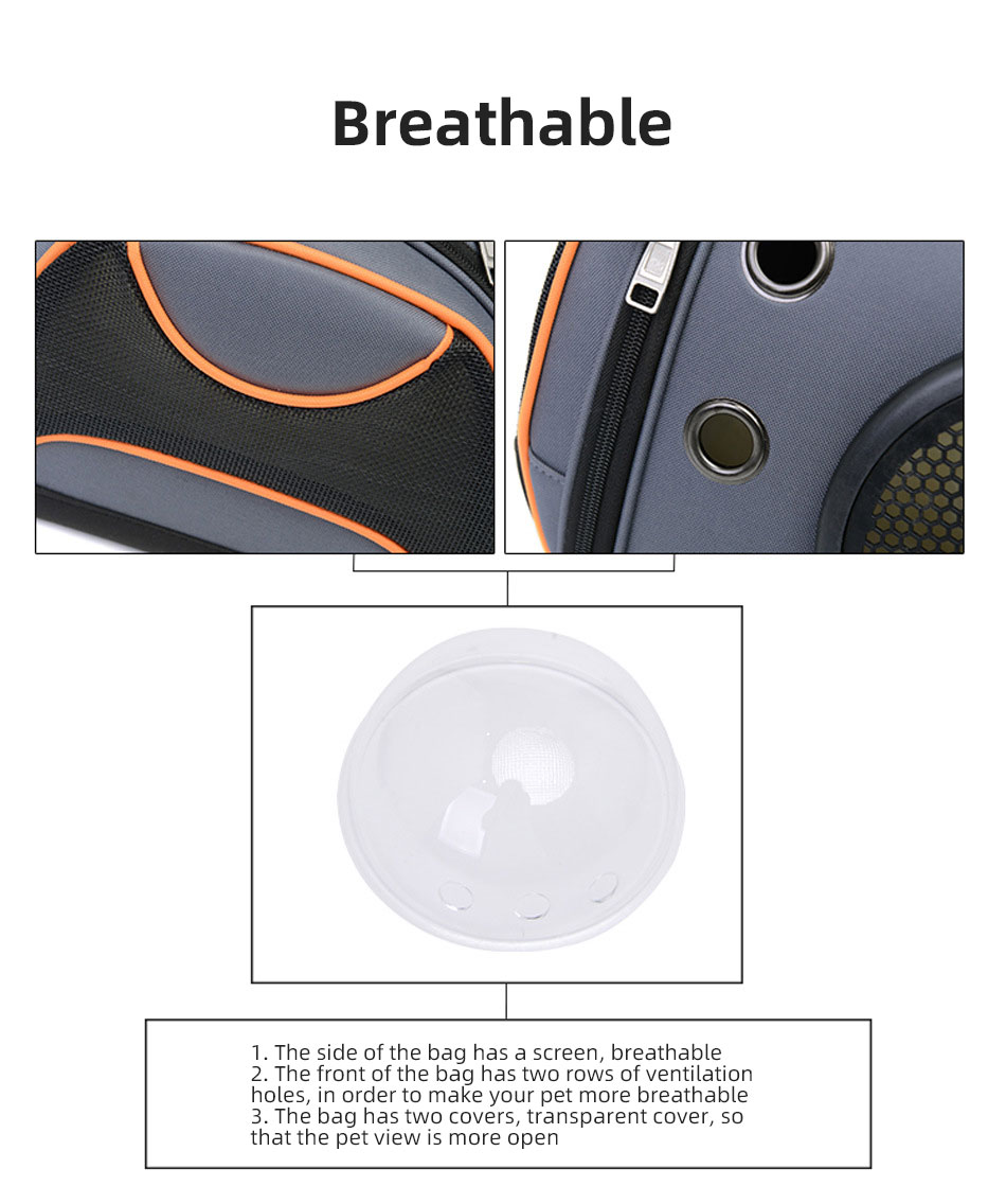 Showing breathability