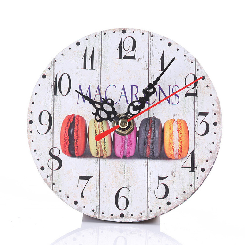 Macarons Color Retro Wall Clock