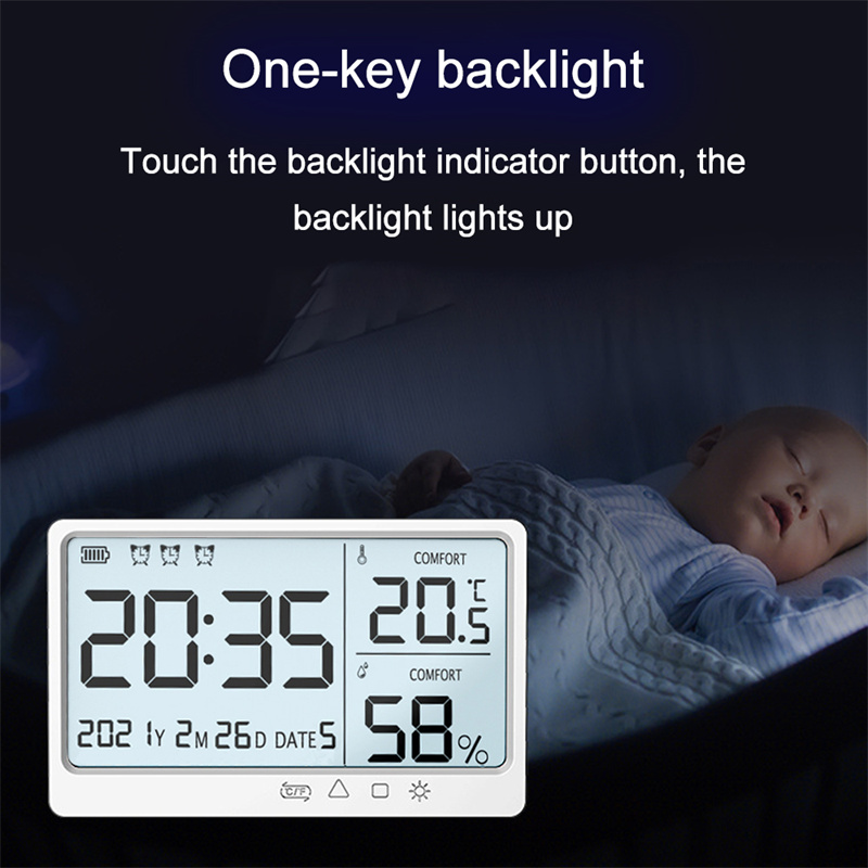 One key backllight clock