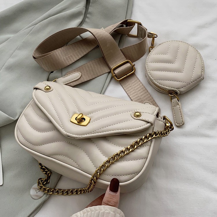 Bag Women Diagonal Mesh Red Summer Shoulder Bag Shoulder Bag Women Small Design Sense Chain