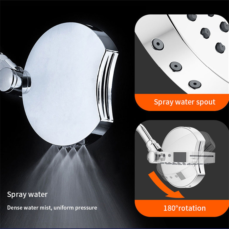 multi-function shower top spray rotating shower head four modes