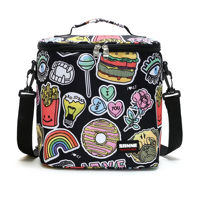 thermal insulation bag outdoor large capacity picnic ice bag Oxford cloth portable lunch bag PVC