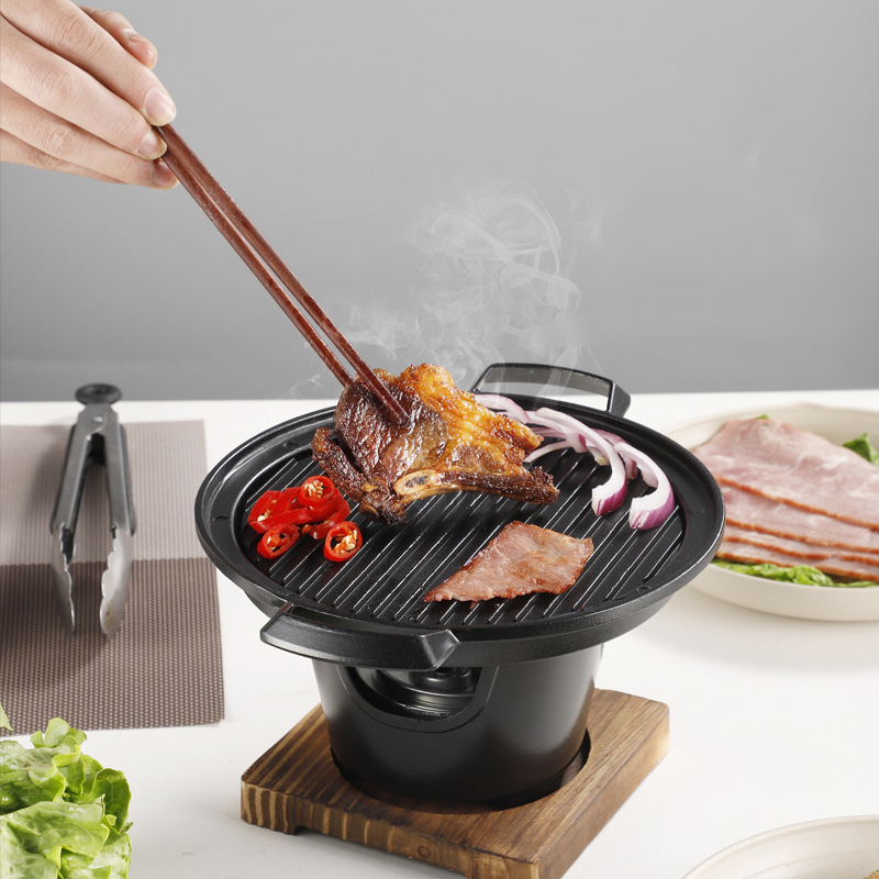 Japanese Style One Person Barbecue Oven Home Alcohol Stove Desktop Outdoor Mini Barbecue Oven