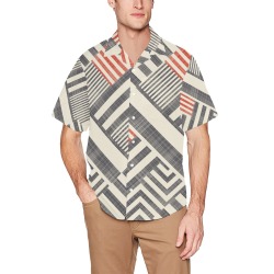 Men's All Over Print Hawaiian Shirt With Chest Pocket(ModelT58)