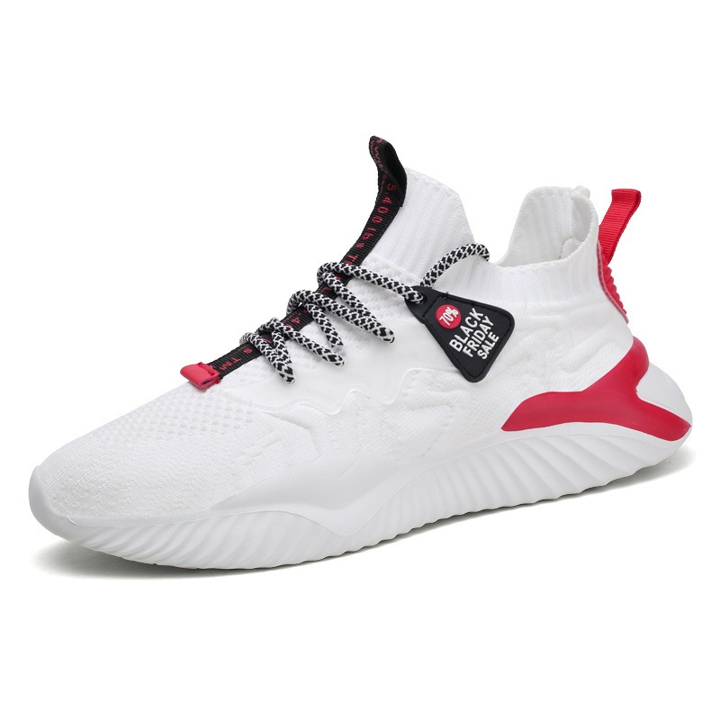Summer Mens Shoes Breathable Coconut Shoes Versatile Sports Dad Shoes Flying Weave Shoes Casual Mesh Running Shoes image 6