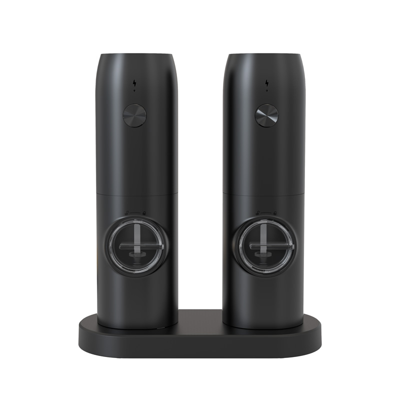 Pepper Grinder Kitchen Household Grinder Black Pepper Sea Salt Electric Base Charging Set