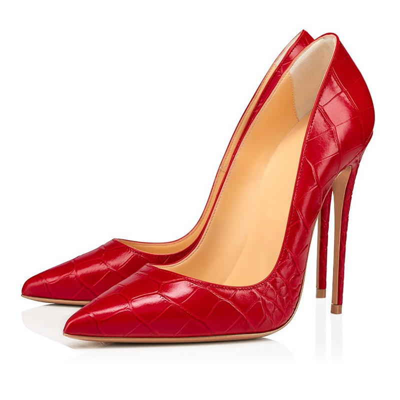 Womens Slim High Heels, Pointed Fashion Shoes, Professional Style, Large Size, European and American