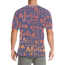 Men's All Over Print Crew Neck T-Shirt(T40-2)