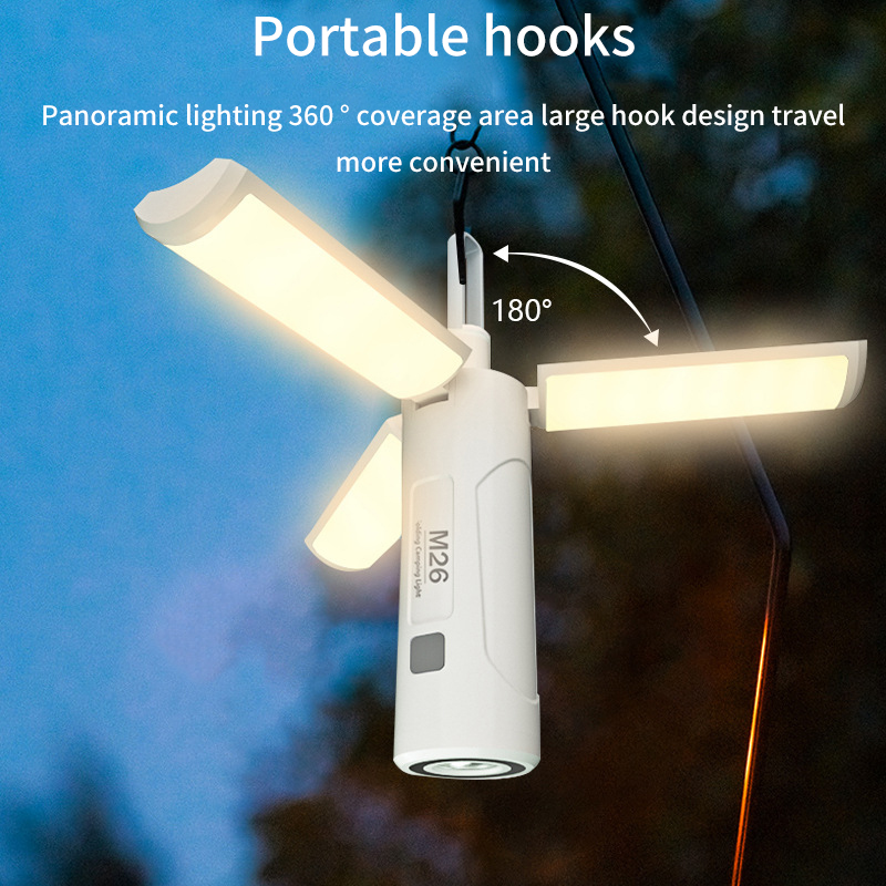 Multifunctional camping light, outdoor waterproof lighting, portable work light, emergency infinite
