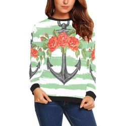 Women's All Over Print Sweatshirt (Model H18)